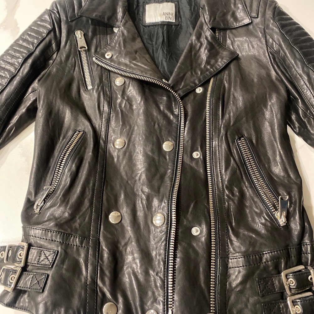 Anine bing leather jacket